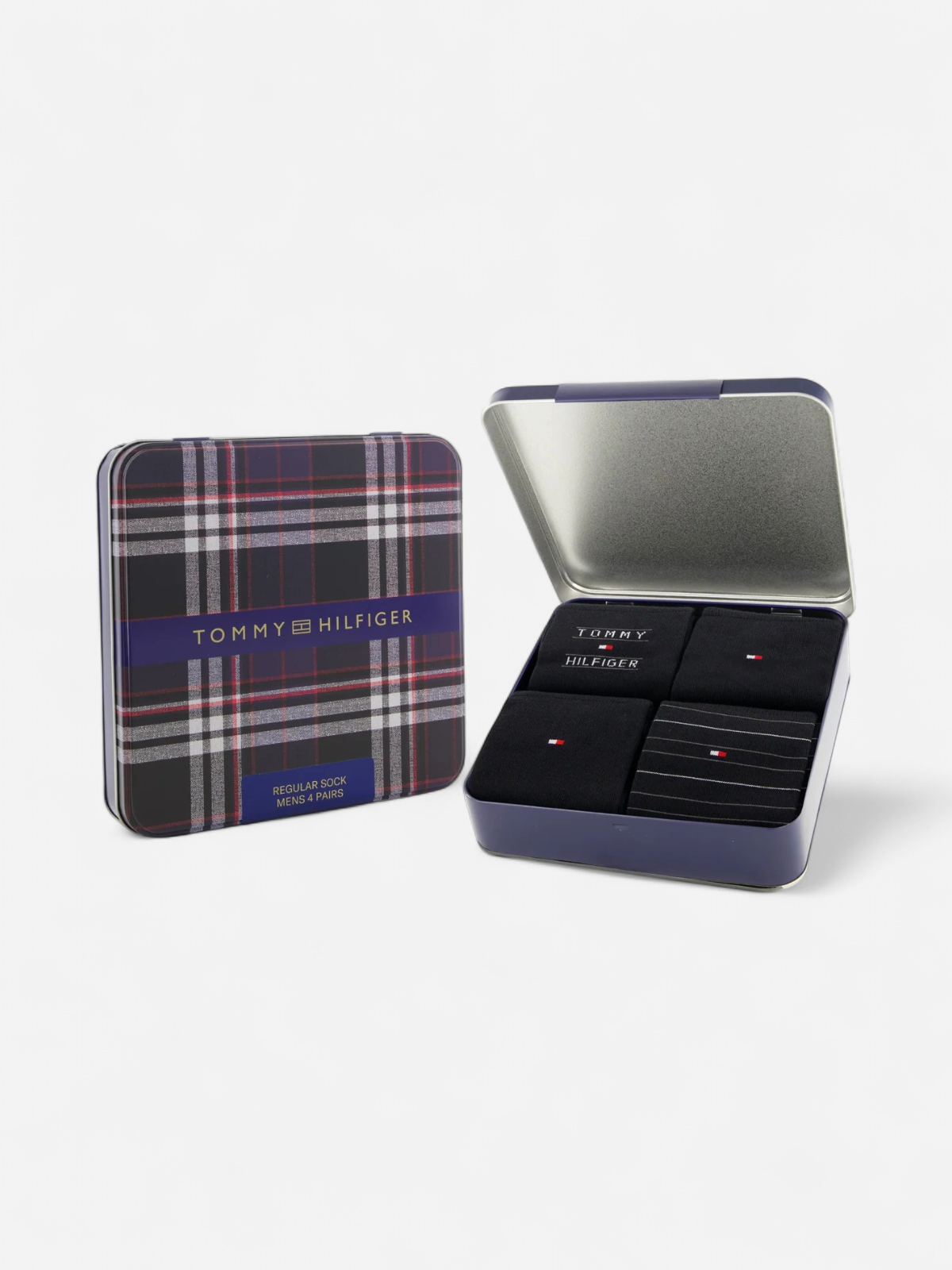 Tommy Hilfiger miesten sukat Tommy Stripe, musta - Kekäle.fi