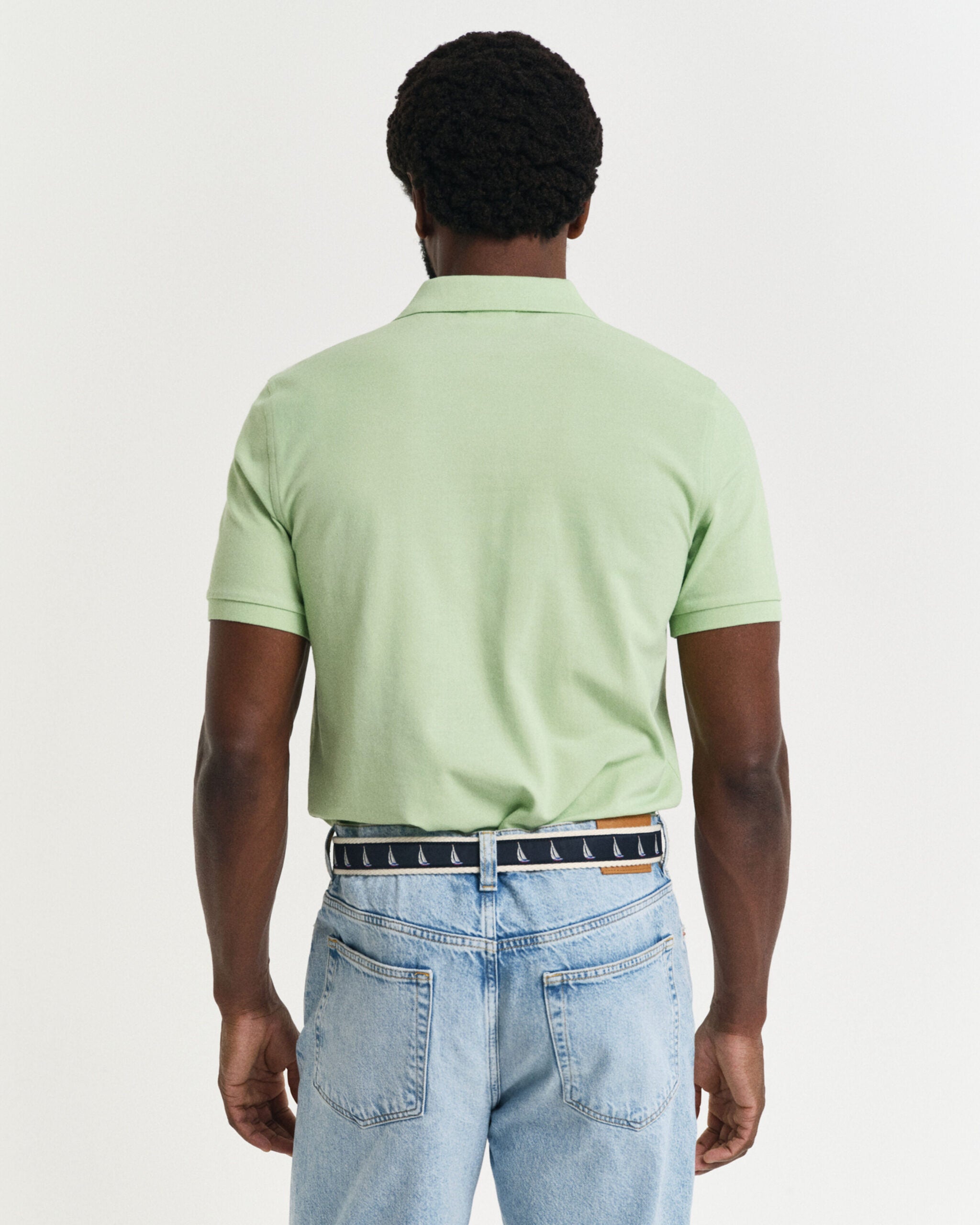 Gant miesten pikeepaita Shield Piqué Polo Shirt, omenanvihreä