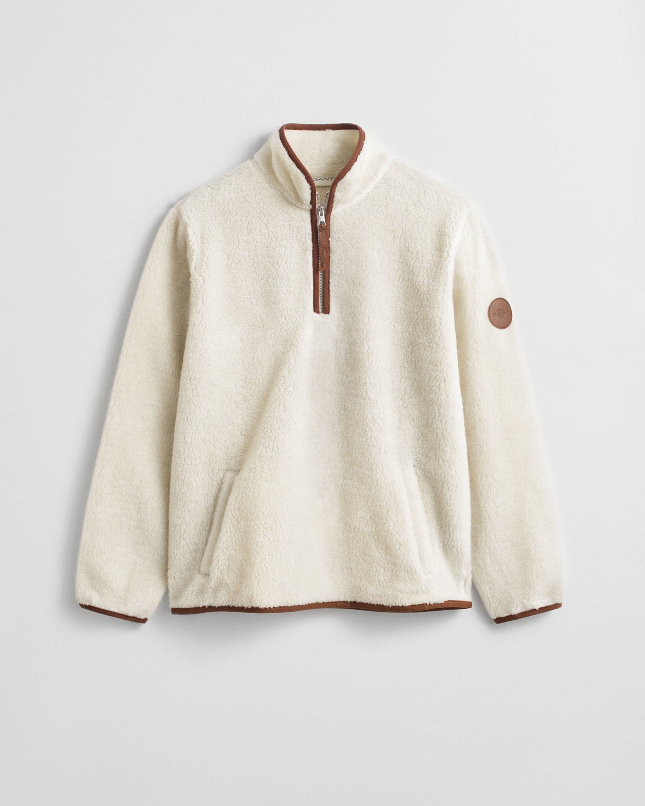 Gant miesten Half Zip fleece, hiekka