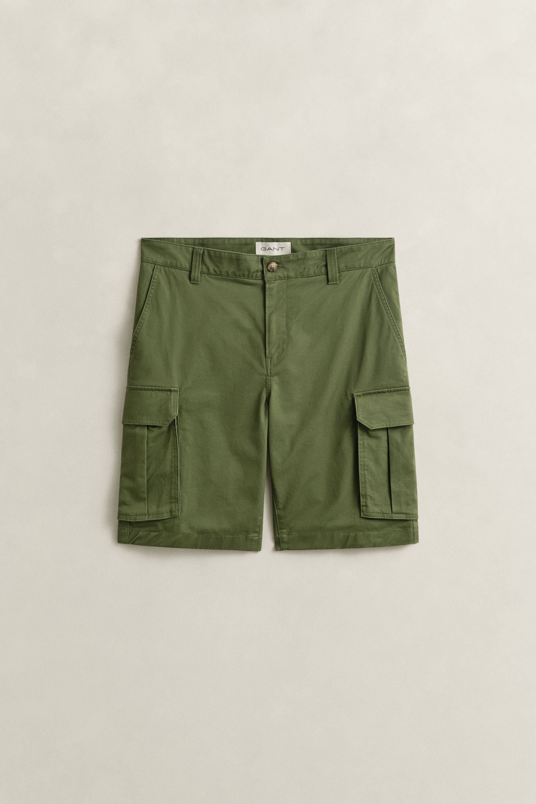 Gant miesten Cargo shortsit Regular Classic, tummanvihreä