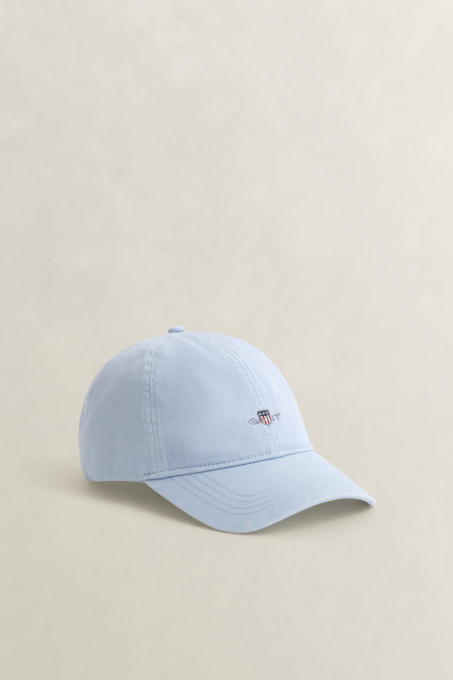 Gant lippis Shield Sunfaded Cap, vaaleansininen