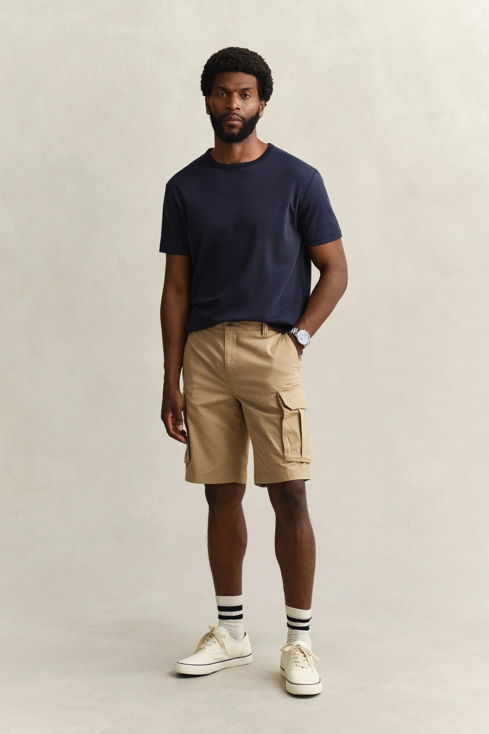 Gant miesten Cargo shortsit Regular Classic, beige
