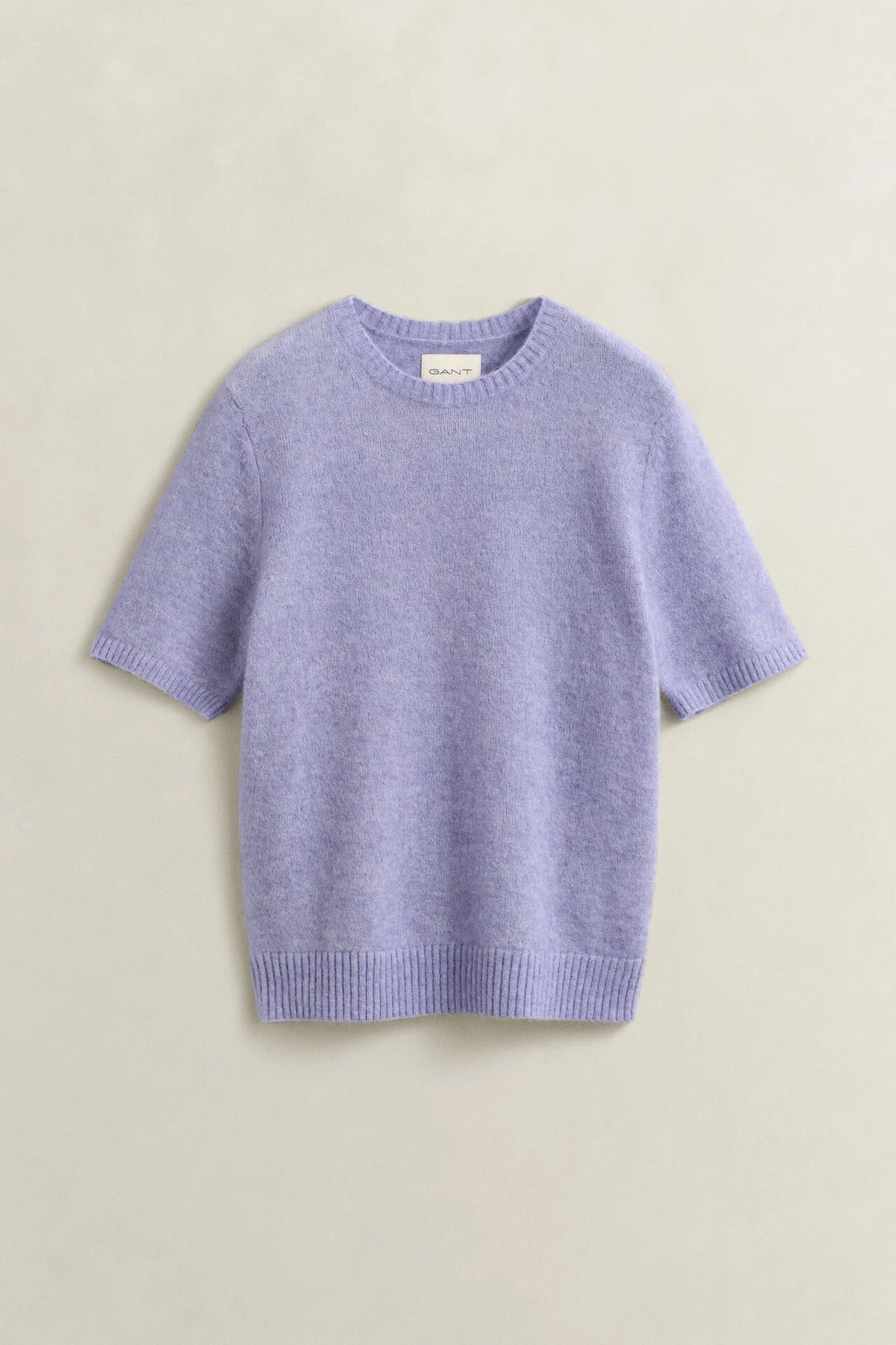 Gant naisten neulepusero Alpaca Blend C-Neck SS, Misty Lavender
