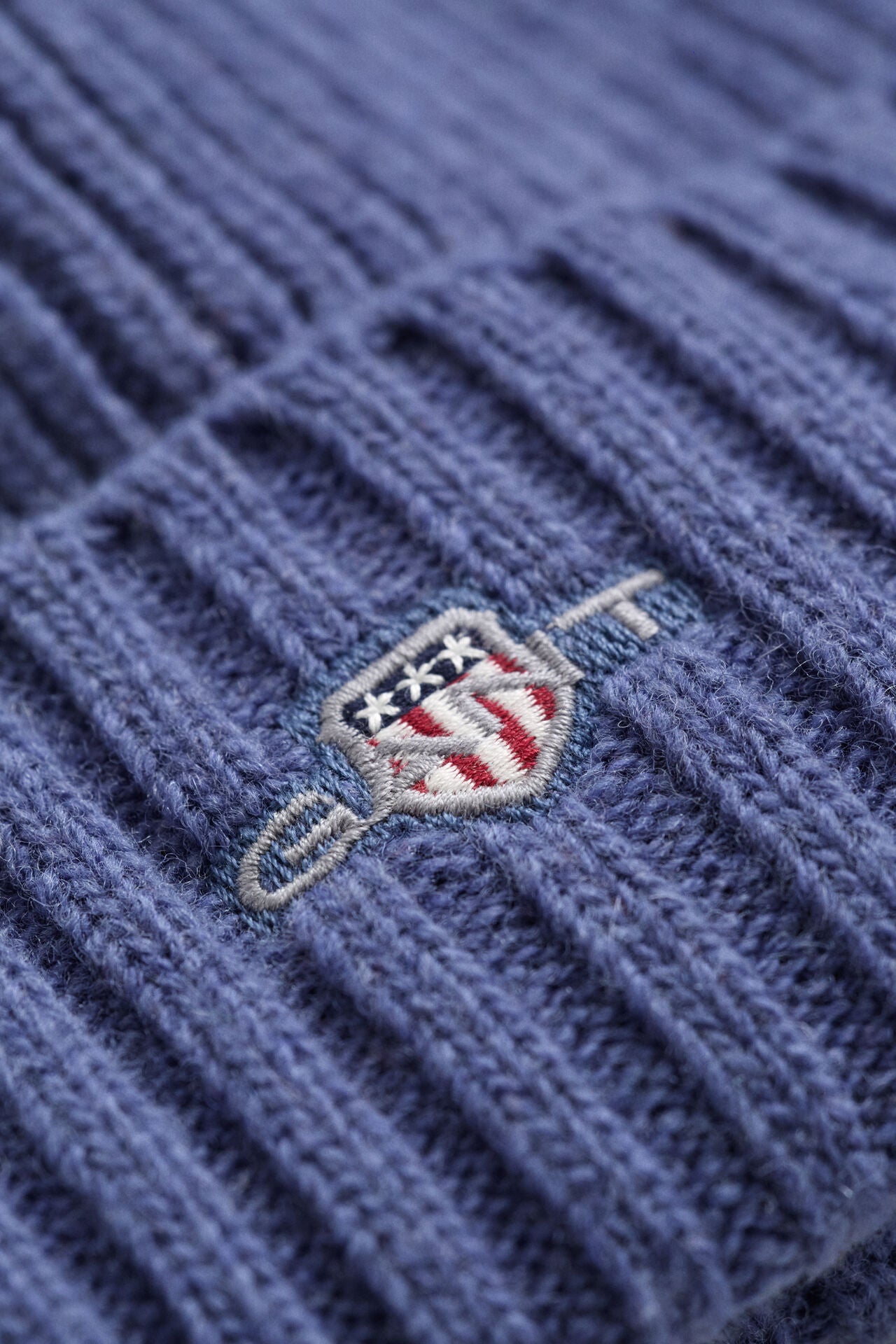 Gant miesten pipo Shield Wool Beanie, sininen