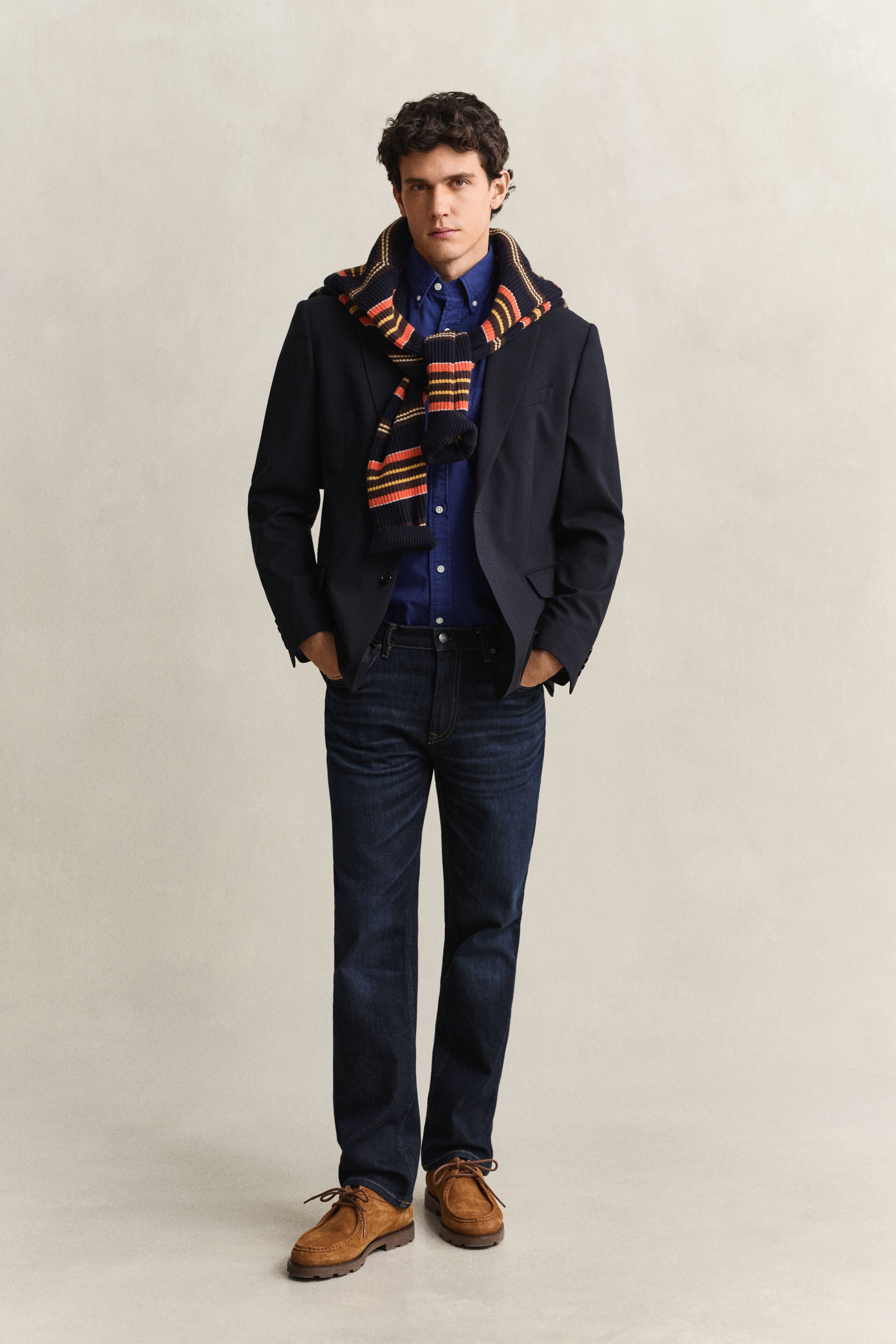 Gant miesten farkut Gant Jeans regular fit, sininen, indigo