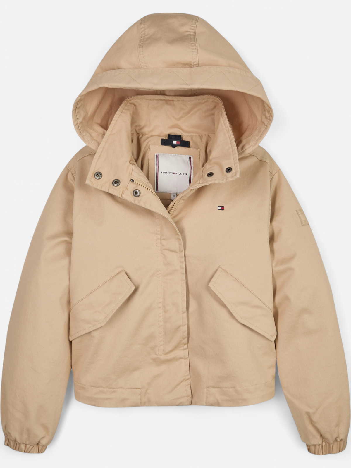 Tommy Hilfiger Childrenswear takki,COTTON PARKA Beige - Kekäle.fi