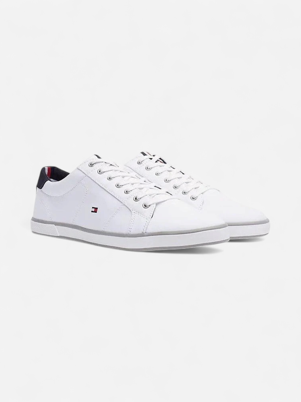Tommy Hilfiger Miesten Canvastennarit H2285ARLOW 1D Valkoinen - Kekäle.fi