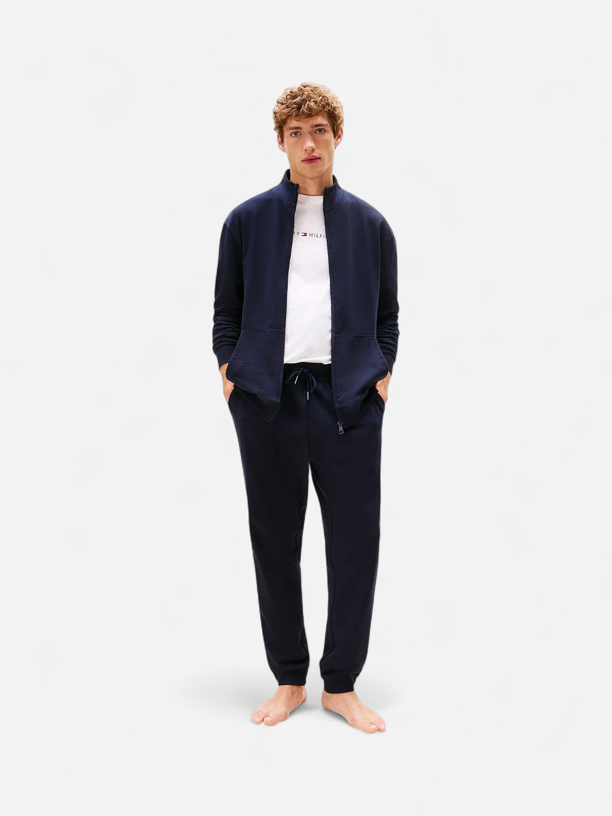 Tommy Hilfiger miesten collegehousut, TRACK PANT NOS Tummansininen - Kekäle.fi
