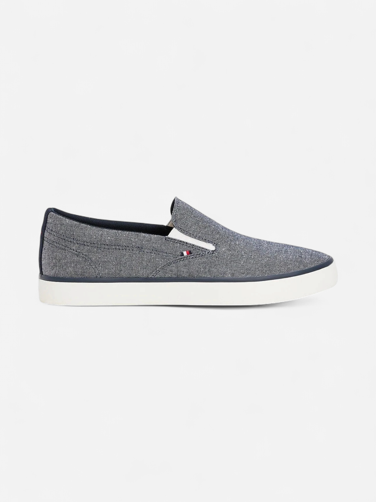 Tommy Hilfiger miesten lenkkarit, TH HI VULC LOW SLIP ON Sininen Kuosi - Kekäle.fi