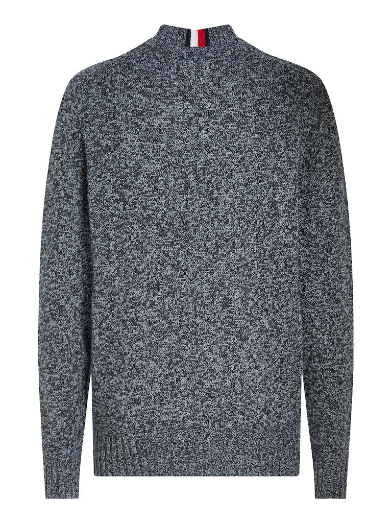 tommy-hilfiger-miesten-neule-k-multi-htr-merino-mock-nk-tummanharmaa-4