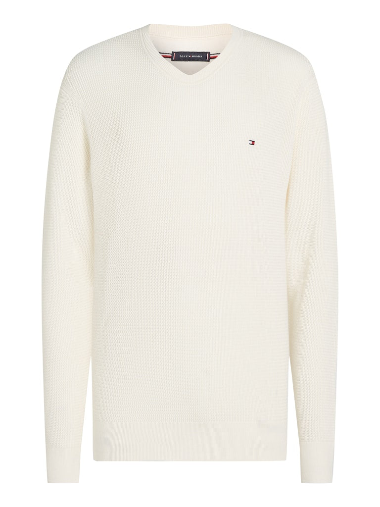 tommy-hilfiger-miesten-neule-racking-structure-c-neck-valkoinen-5