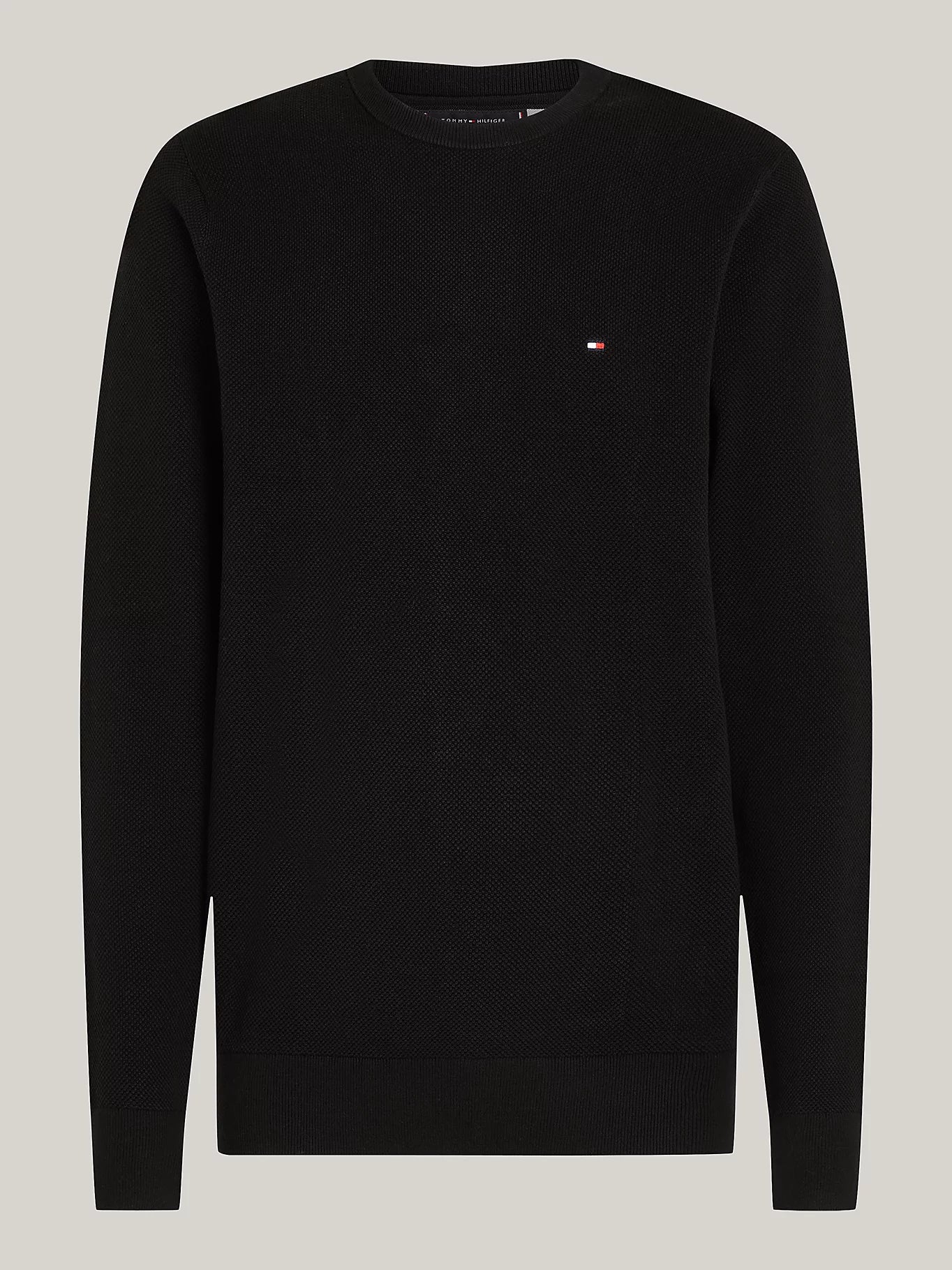 tommy-hilfiger-miesten-neulepusero-k-essential-structure-crew-musta-4