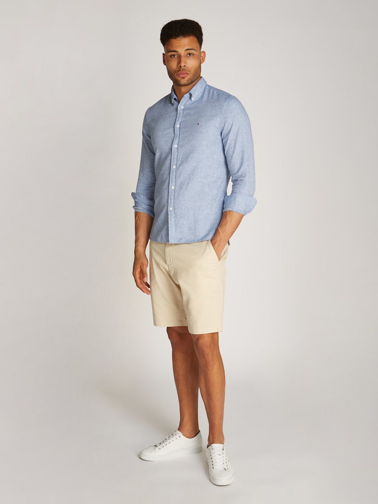 tommy-hilfiger-miesten-paita-brushed-solid-sf-shirt-keskisininen-5