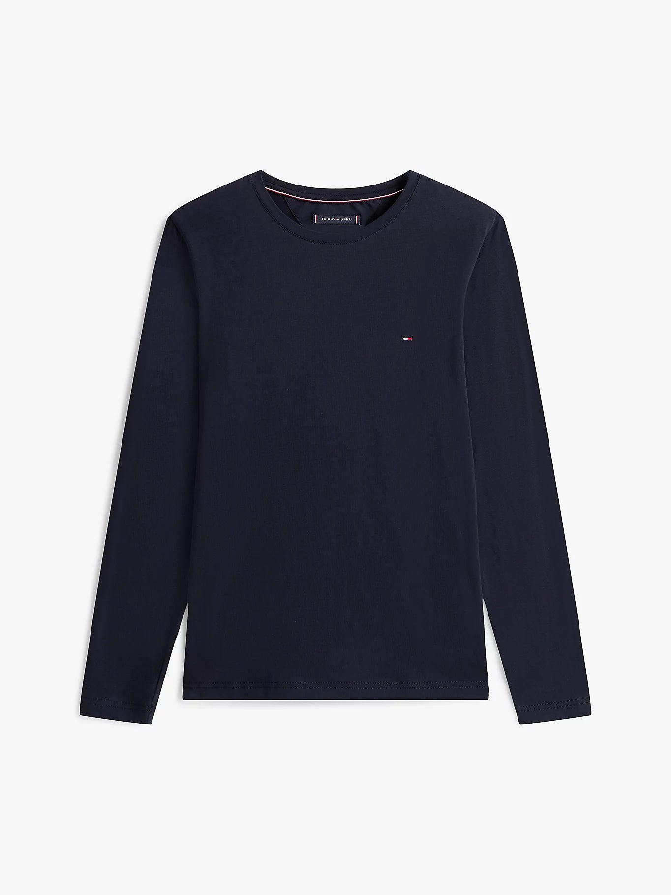 tommy-hilfiger-miesten-paita-strech-slim-fit-long-sleeve-tee-tummansininen-3