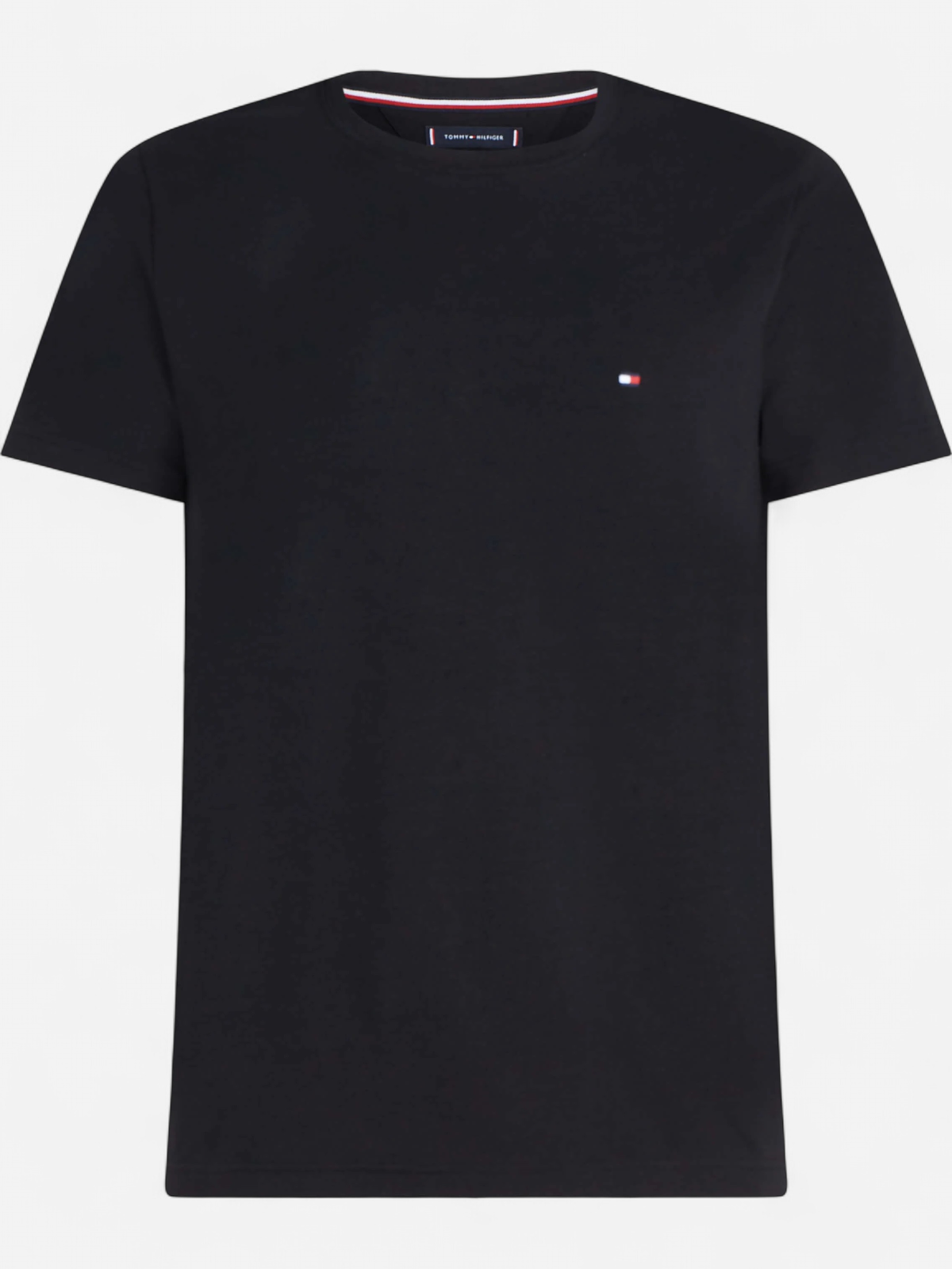 Tommy Hilfiger miesten t-paita, CORE STRETCH SLIM C-NK TEE Musta - Kekäle.fi