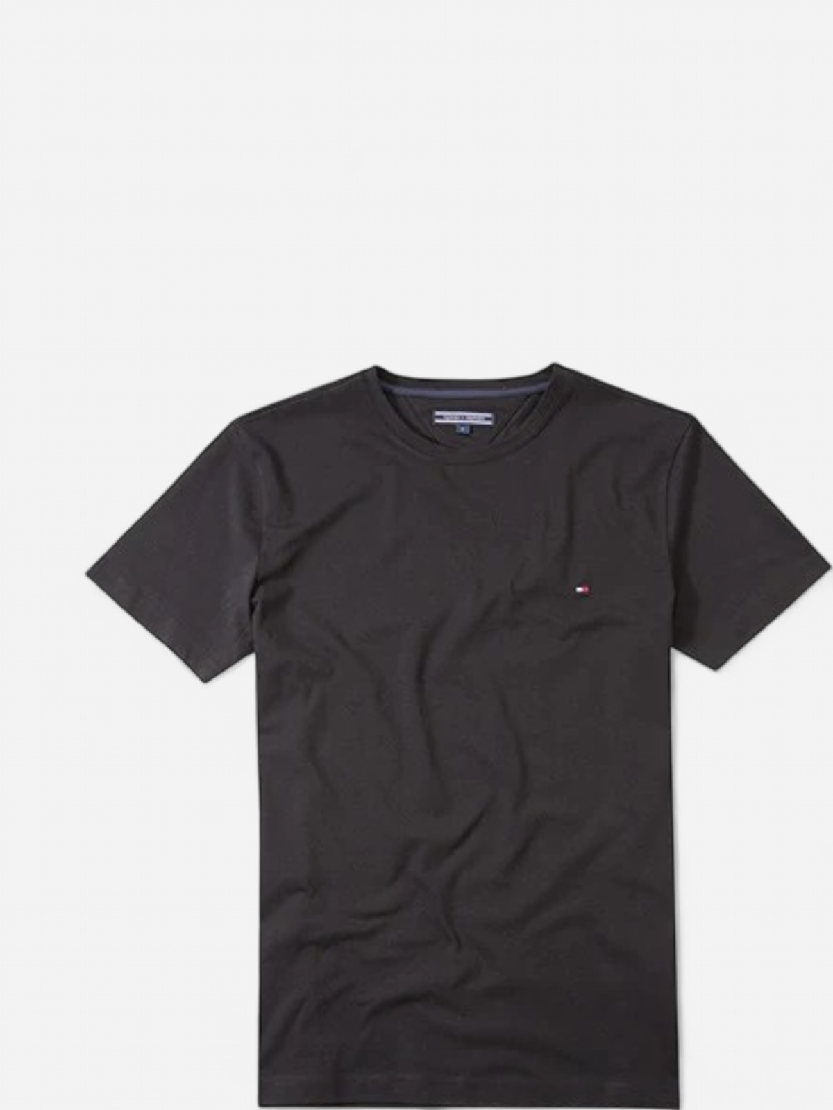 Tommy Hilfiger Miesten T-paita, Core Stretch Slim Musta - Kekäle.fi