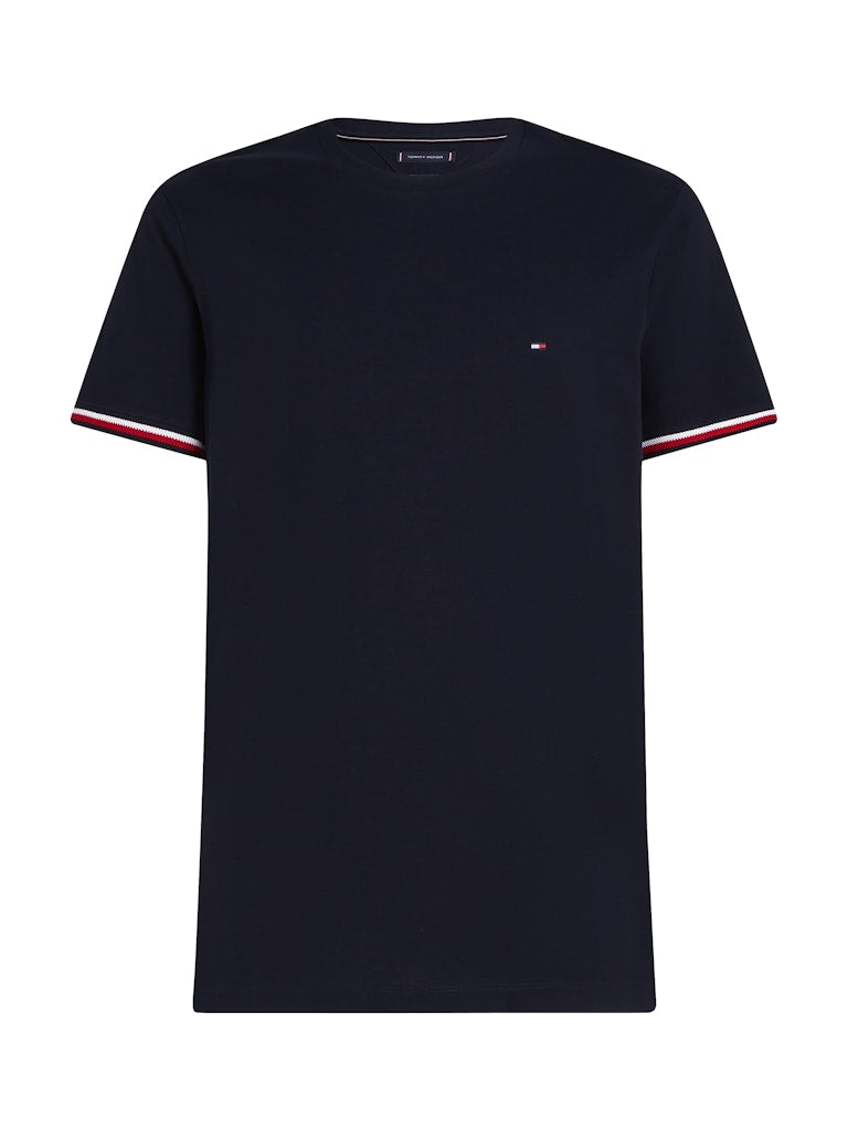 tommy-hilfiger-miesten-t-paita-global-stripe-cuff-tee-tummansininen-5