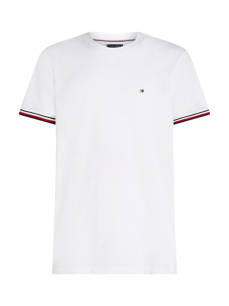tommy-hilfiger-miesten-t-paita-global-stripe-cuff-tee-valkoinen-5