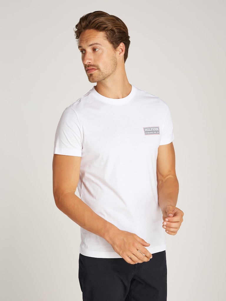 tommy-hilfiger-miesten-t-paita-printed-badge-tee-valkoinen-1