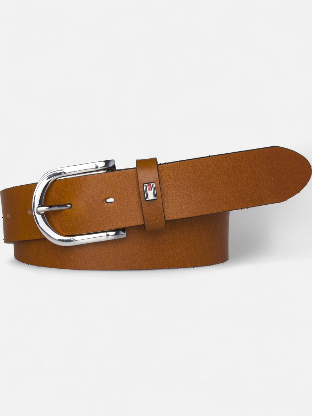 Tommy Hilfiger Nahkavyö, Danny belt Konjakinruskea - Kekäle.fi
