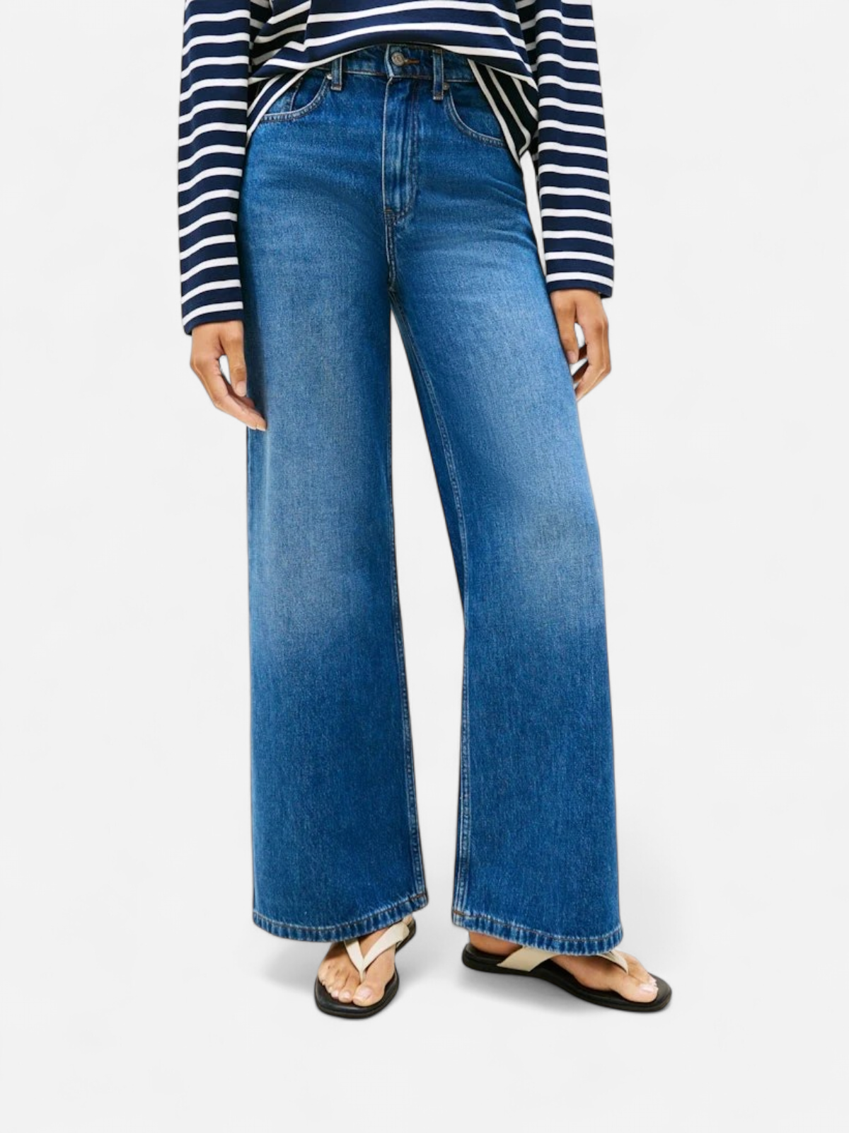 Tommy Hilfiger naisten farkut, FLO WIDE LEG JEANS Indigo - Kekäle.fi
