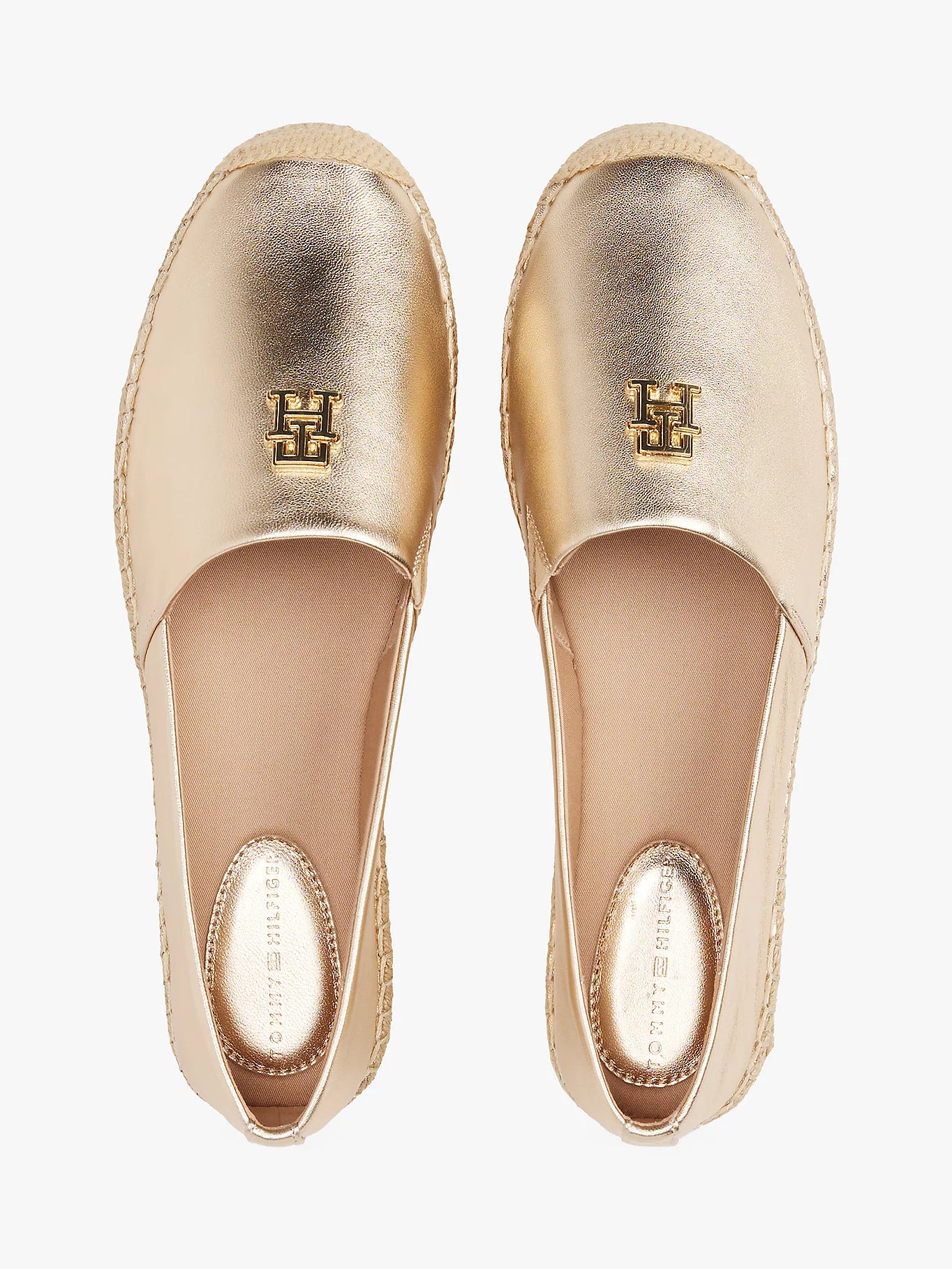 tommy-hilfiger-naisten-kengat-th-logo-metallic-leather-espadrille-kullankeltainen-3
