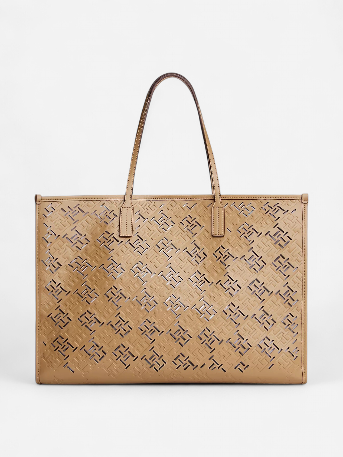 Tommy Hilfiger naisten laukku, TH CITY TOTE MONO Kameli - Kekäle.fi