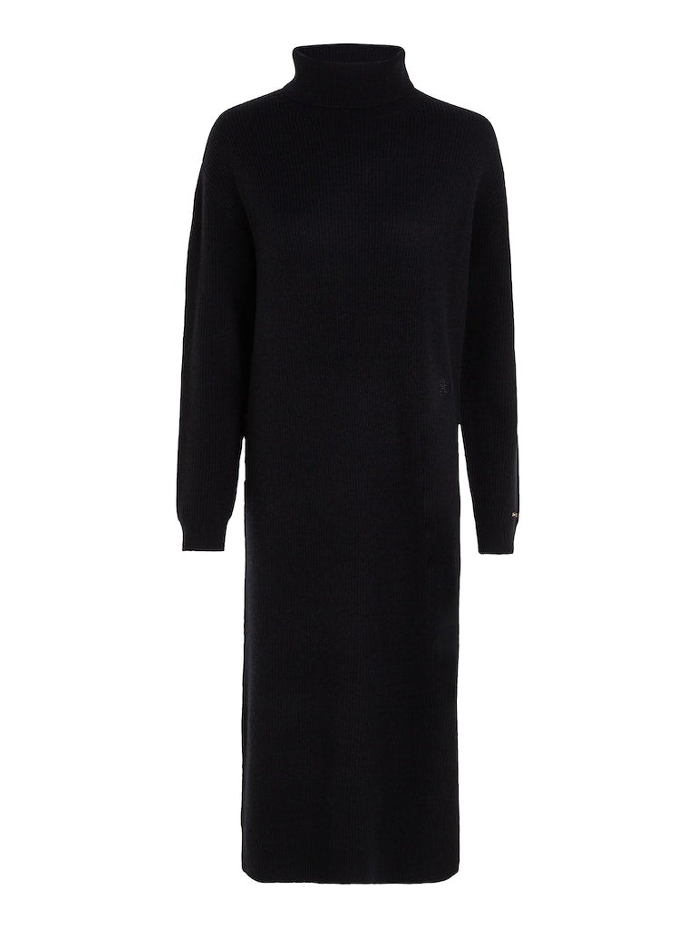 tommy-hilfiger-naisten-mekko-md-wool-cash-roll-nk-midi-dress-musta-3