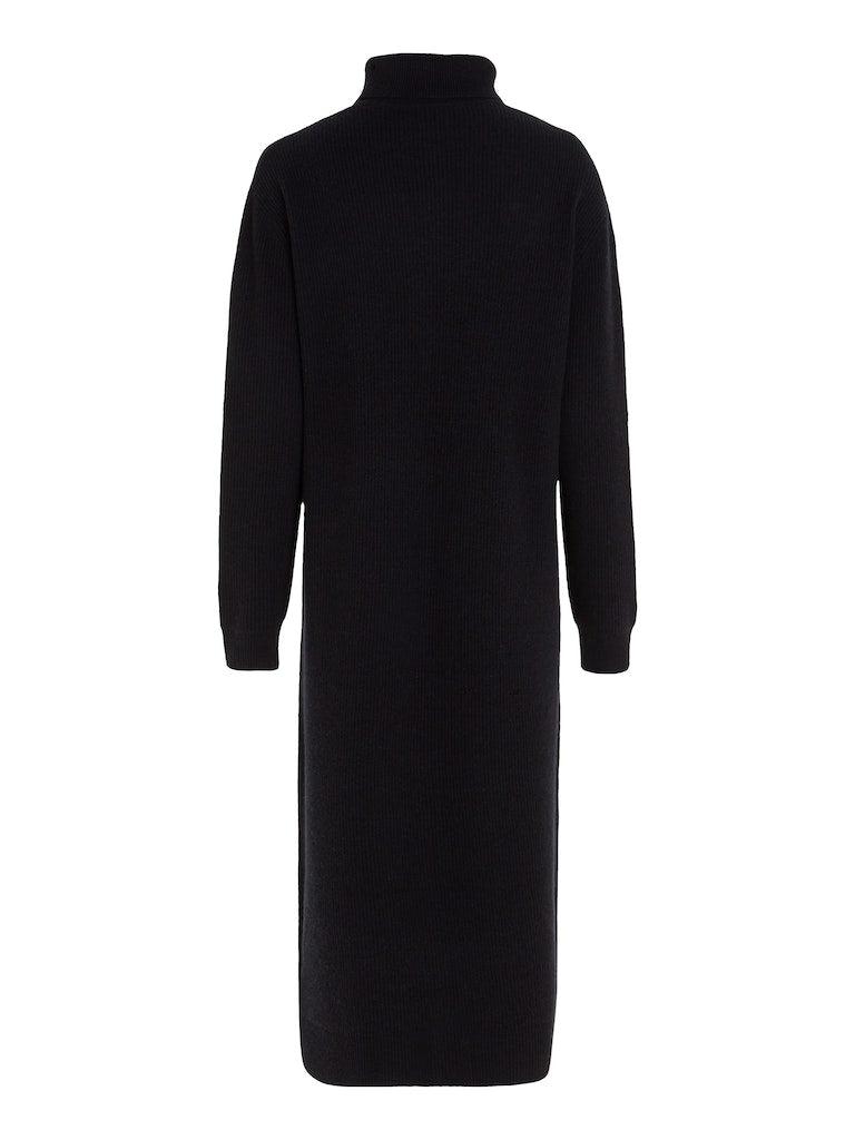 tommy-hilfiger-naisten-mekko-md-wool-cash-roll-nk-midi-dress-musta-4