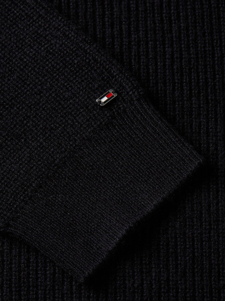 tommy-hilfiger-naisten-mekko-md-wool-cash-roll-nk-midi-dress-musta-6