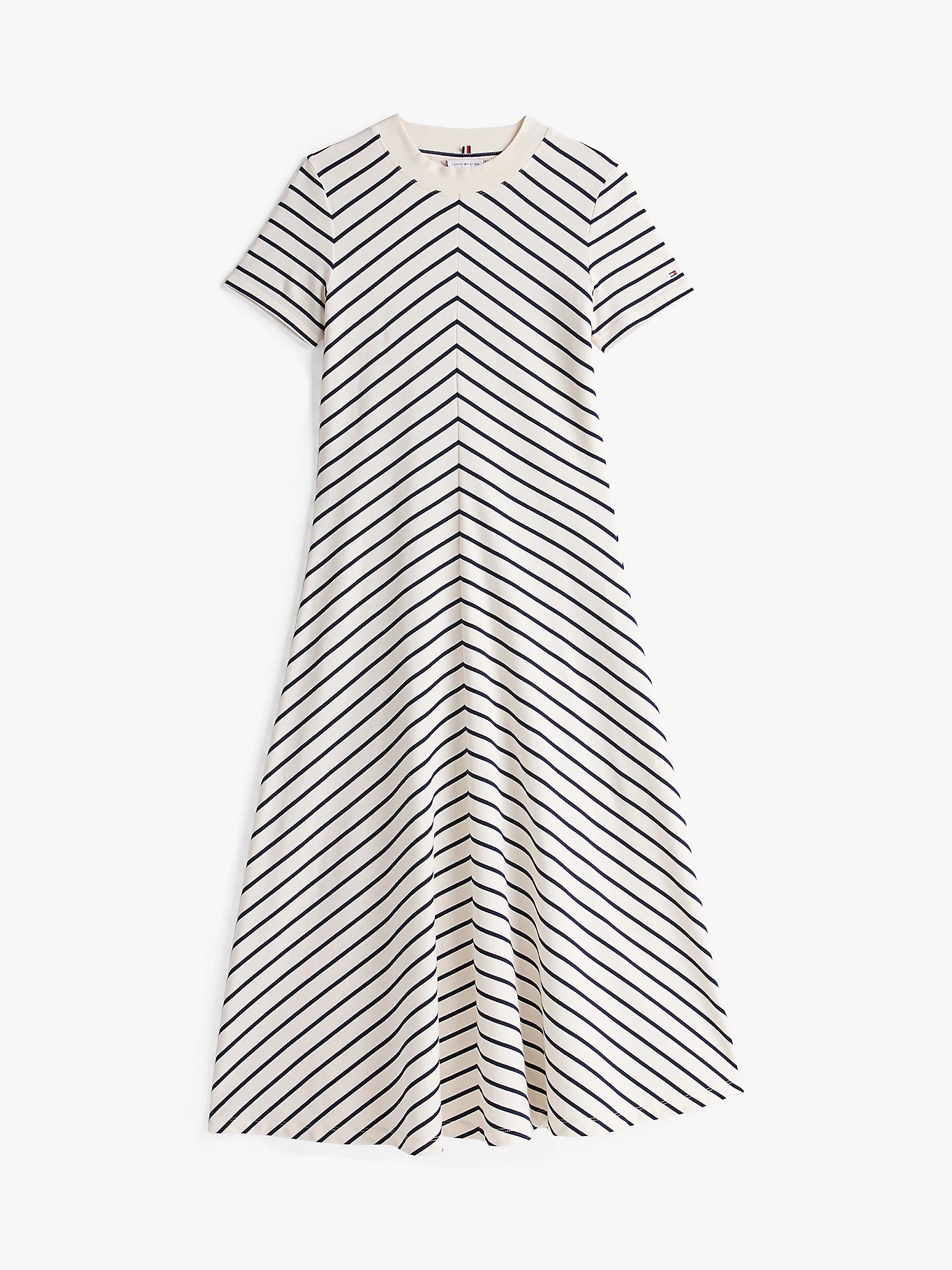 tommy-hilfiger-naisten-mekko-modern-f-f-midi-dress-raidallinen-sininen-3