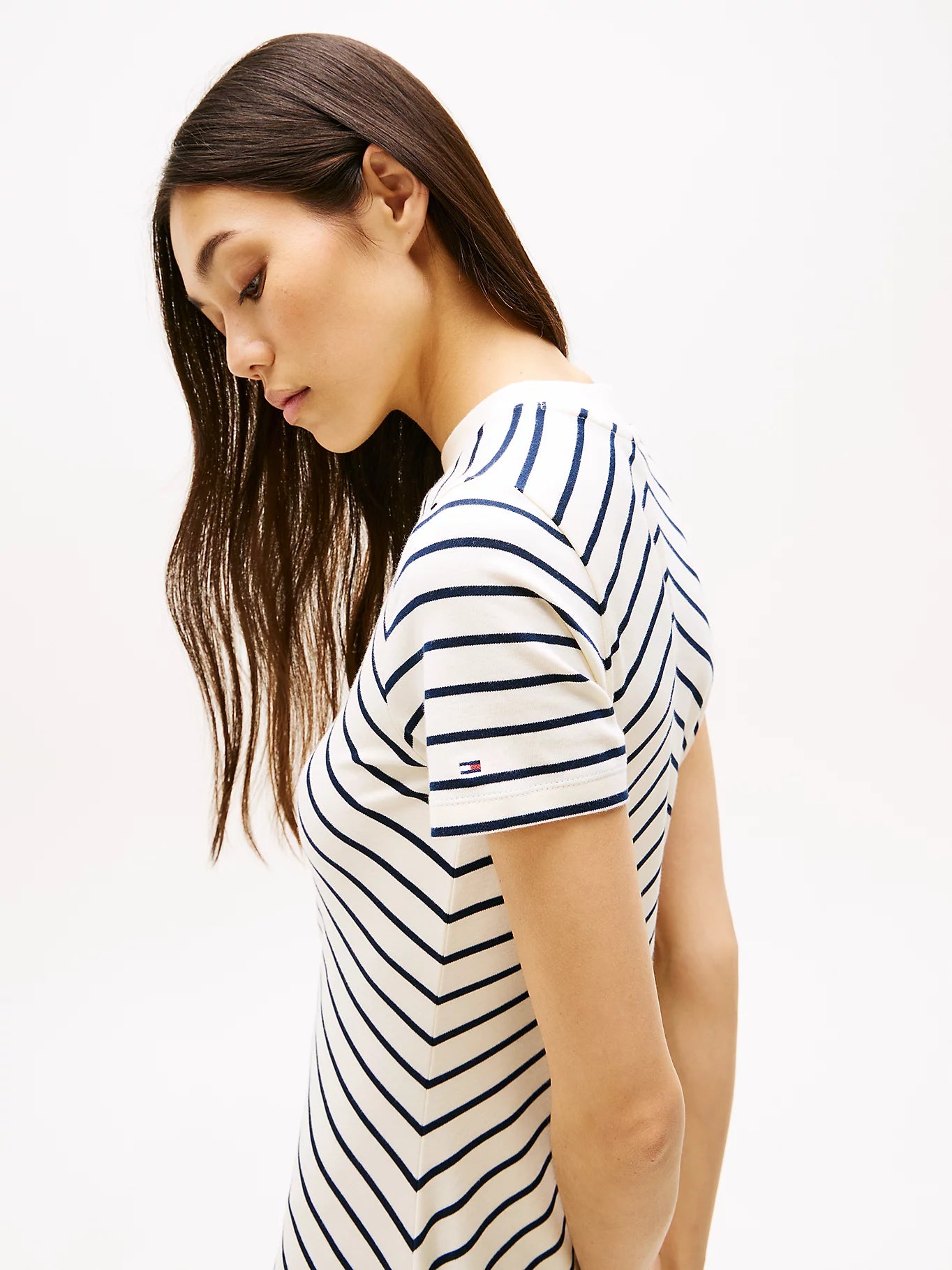 tommy-hilfiger-naisten-mekko-modern-f-f-midi-dress-raidallinen-sininen-5