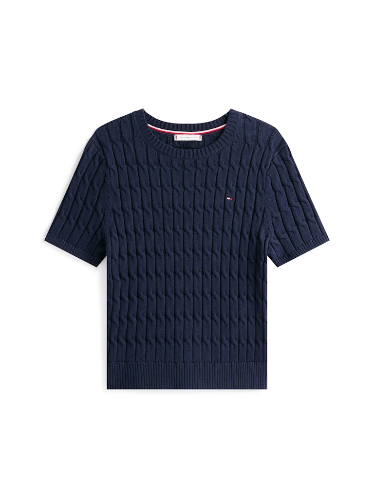 tommy-hilfiger-naisten-neule-co-cable-mid-ss-sweater-tummansininen-4