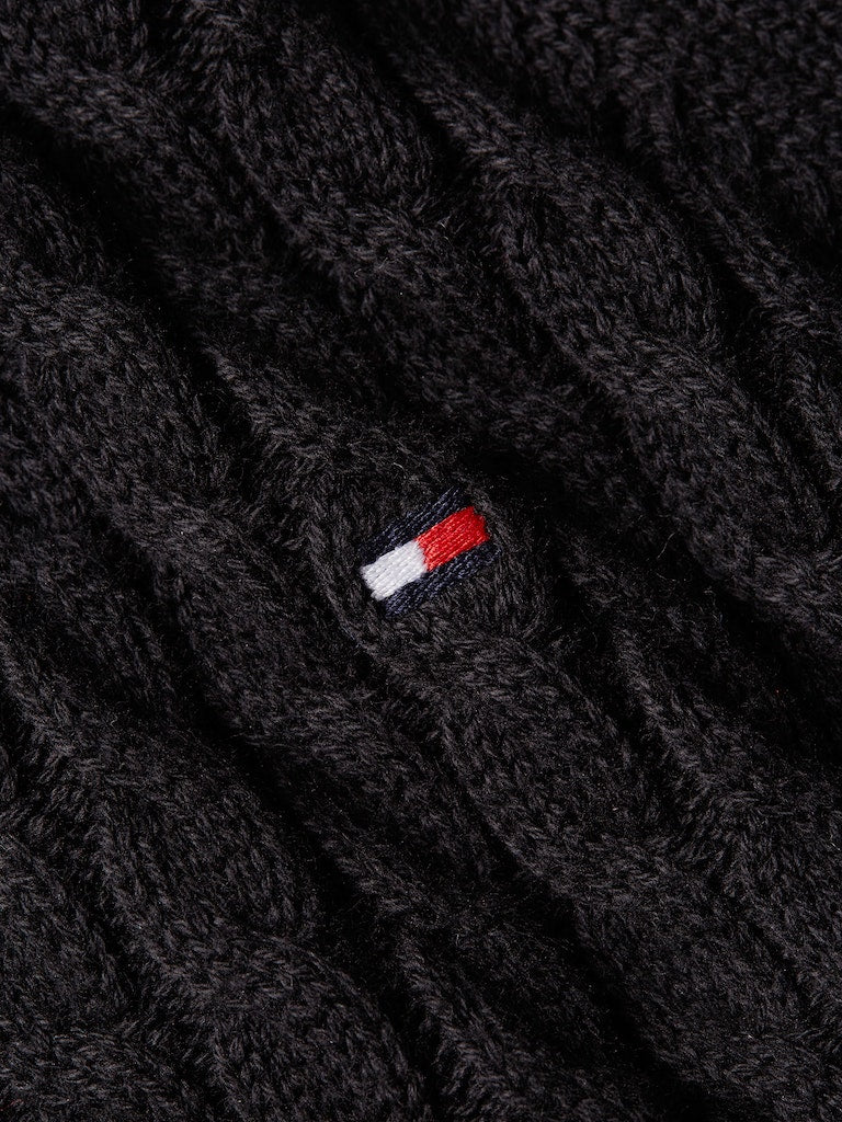 tommy-hilfiger-naisten-neule-co-mini-cable-c-neck-sweater-musta-6