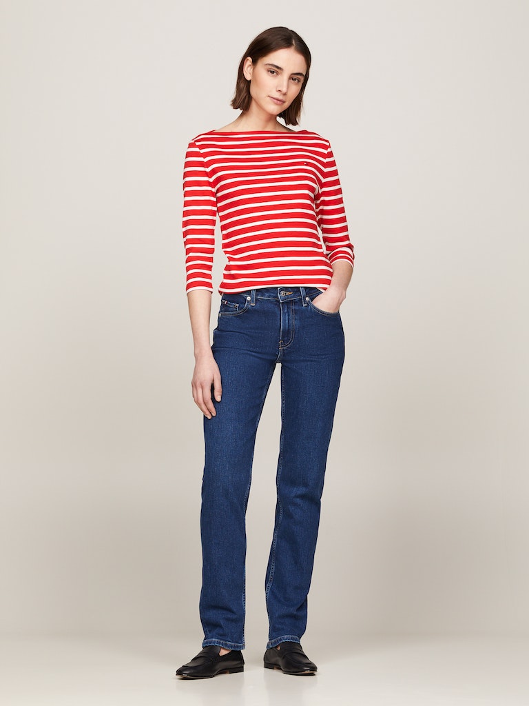 tommy-hilfiger-naisten-paita-new-cody-slim-boat-nk-raidallinen-punainen-4