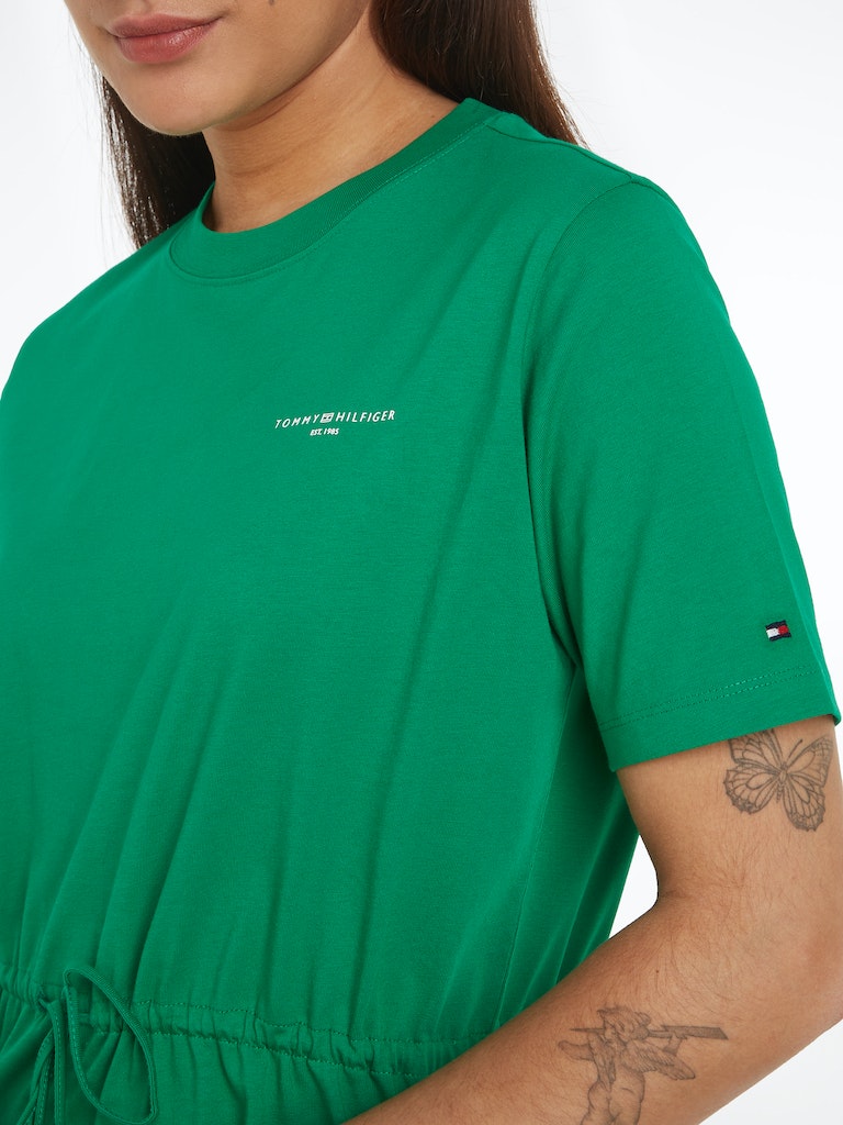 tommy-hilfiger-naisten-paitamekko-1985-reg-mini-corp-tee-dress-vihrea-3