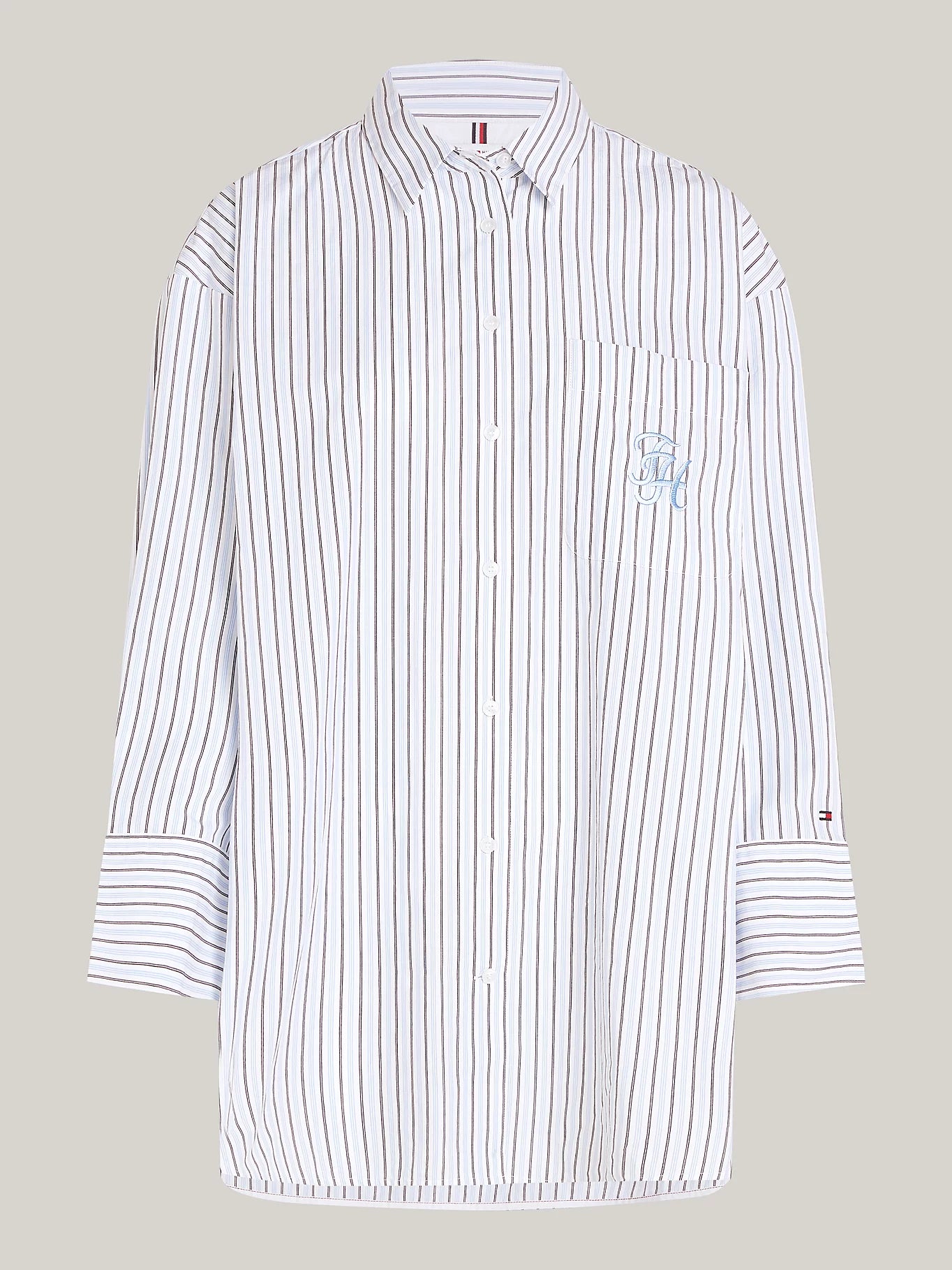tommy-hilfiger-naisten-paitapusero-stripe-loose-fit-shirt-raidallinen-sininen-3