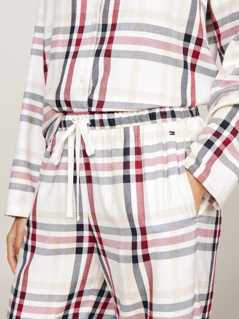 tommy-hilfiger-naisten-pyjama-k-gift-flannel-set-slipper-monivarinen-kuosi-3