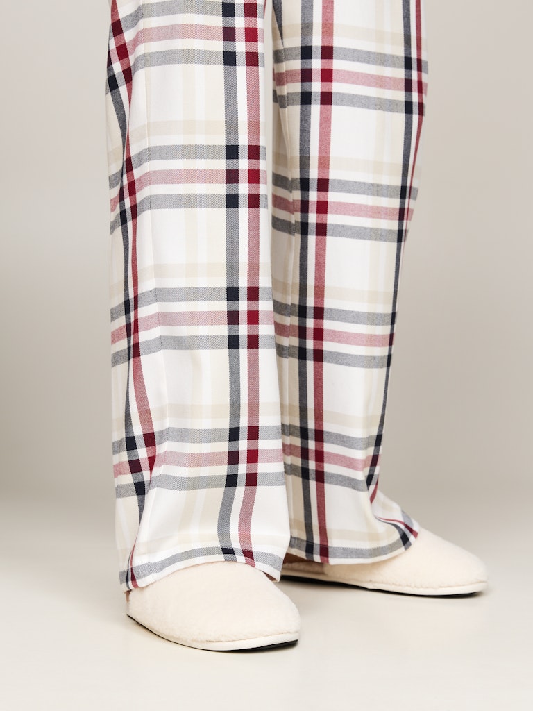 tommy-hilfiger-naisten-pyjama-k-gift-flannel-set-slipper-monivarinen-kuosi-5