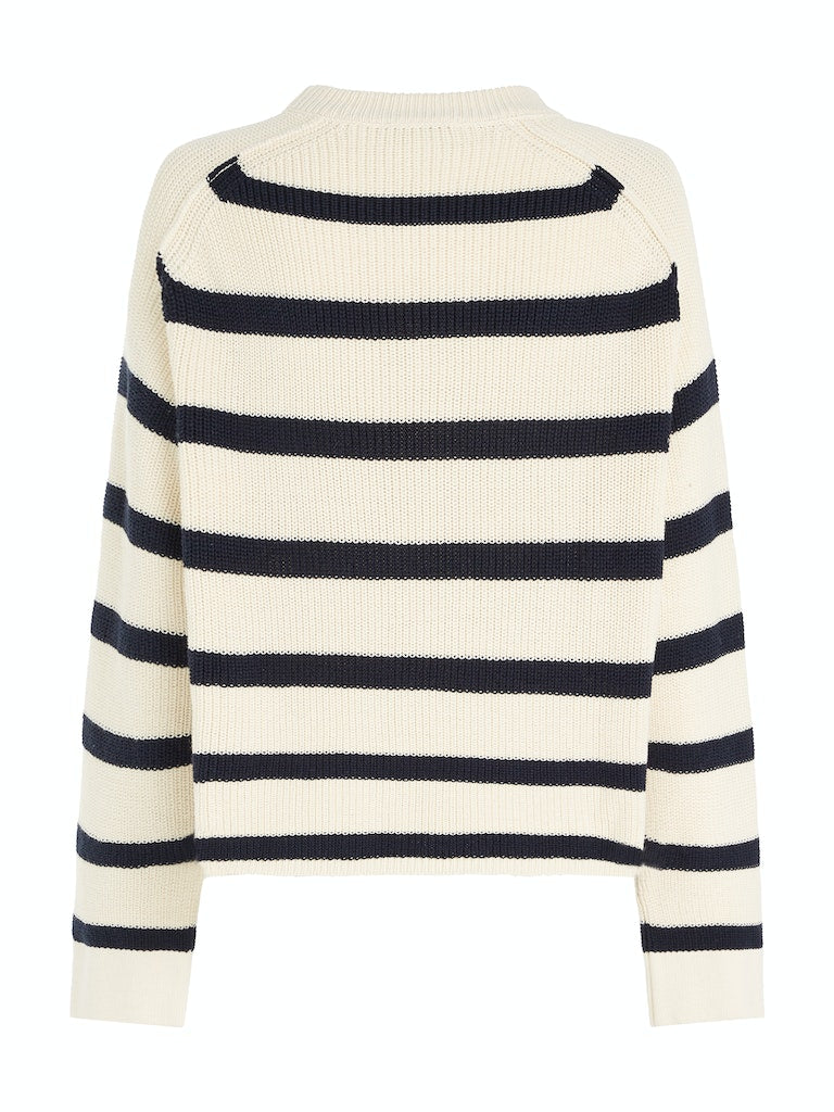 tommy-hilfiger-naisten-raidallinen-neulepaita-co-cardi-stitch-c-nk-swt-raidallinen-valkoinen-4
