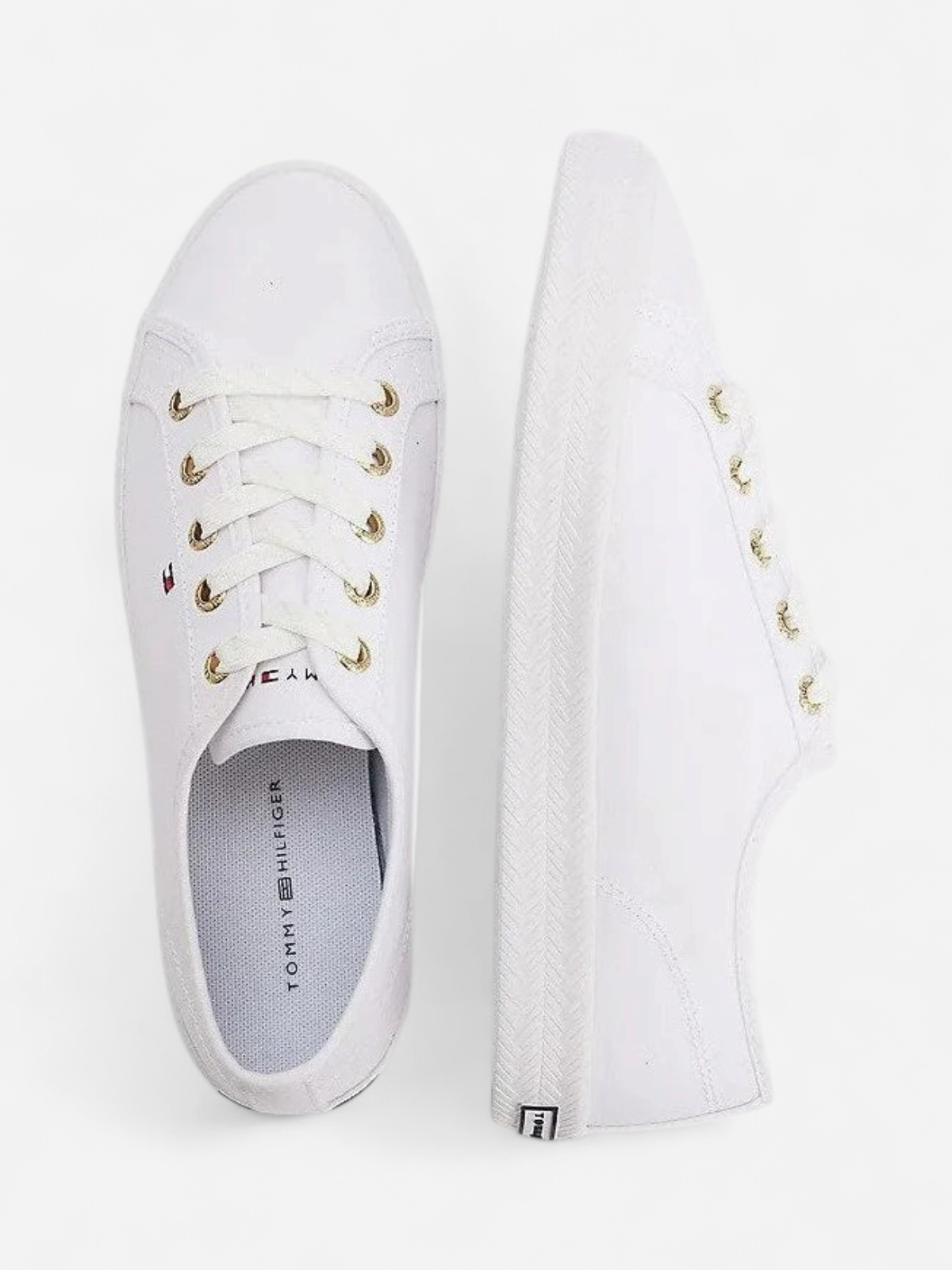 Tommy Hilfiger Naisten Sneakerit ESSENTIAL NAUTICAL SNEAKER Valkoinen - Kekäle.fi