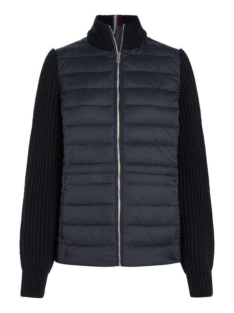 tommy-hilfiger-untuvatakki-knit-mix-down-jacket-musta-3