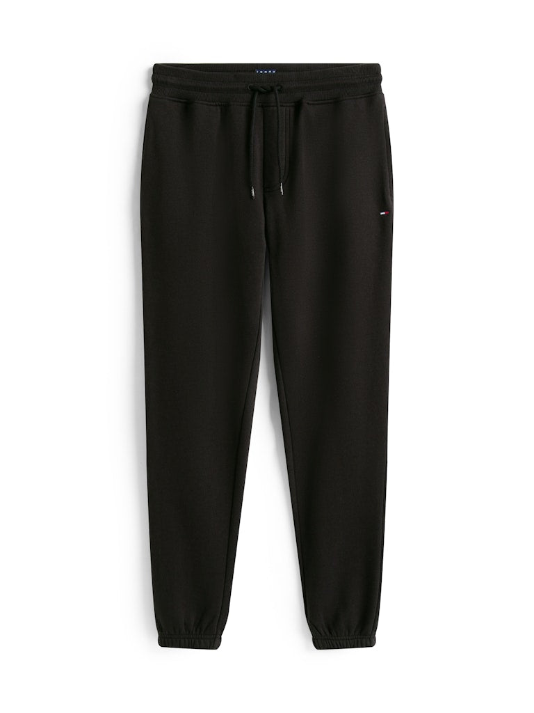 tommy-jeans-miesten-collegehousut-tjm-slim-s-flag-sweatpant-ext-musta-4
