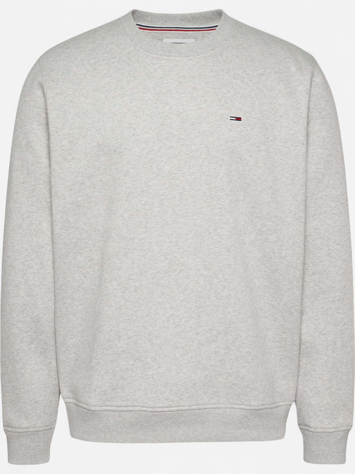 Tommy Jeans Miesten Collegepaita, REG S FLAG CREW Vaaleanharmaa Melee - Kekäle.fi