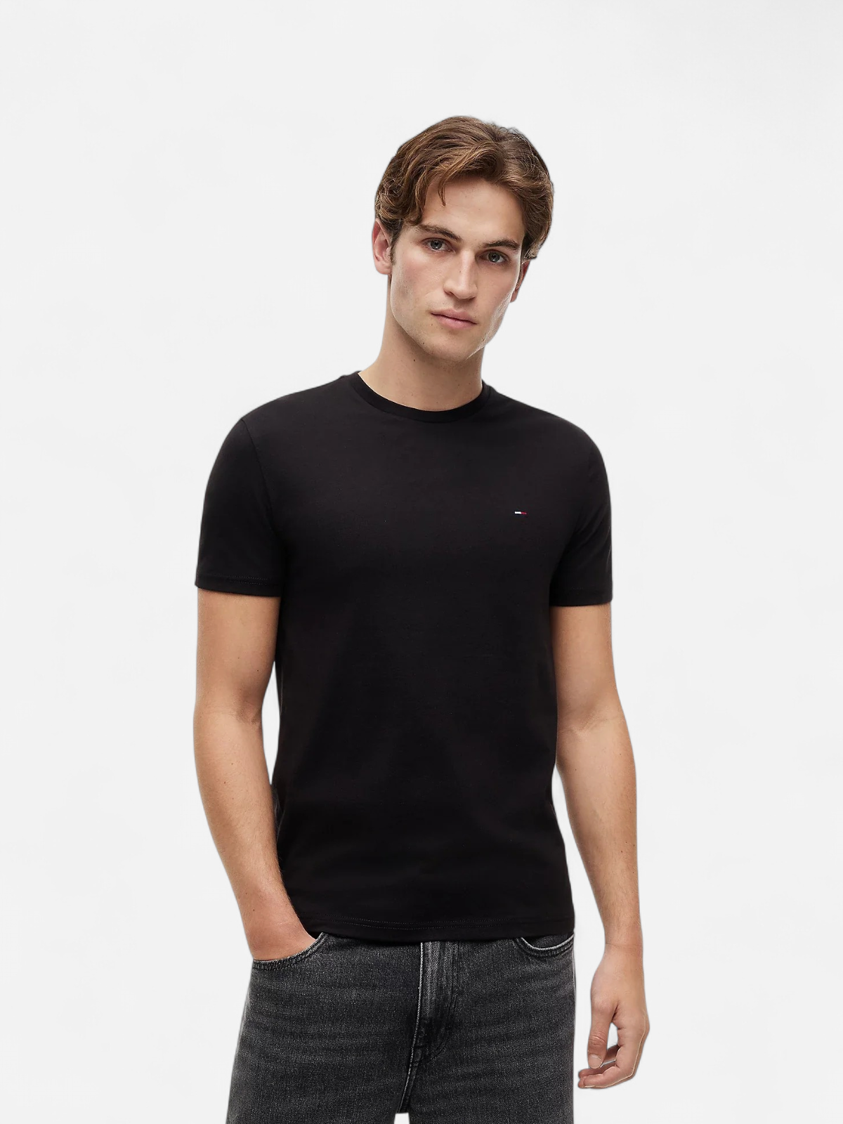 Tommy Jeans miesten t-paita Extra Slim, musta - Kekäle.fi