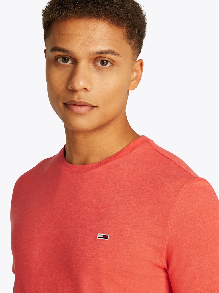 tommy-jeans-miesten-t-paita-slim-jaspe-tee-oranssi-4