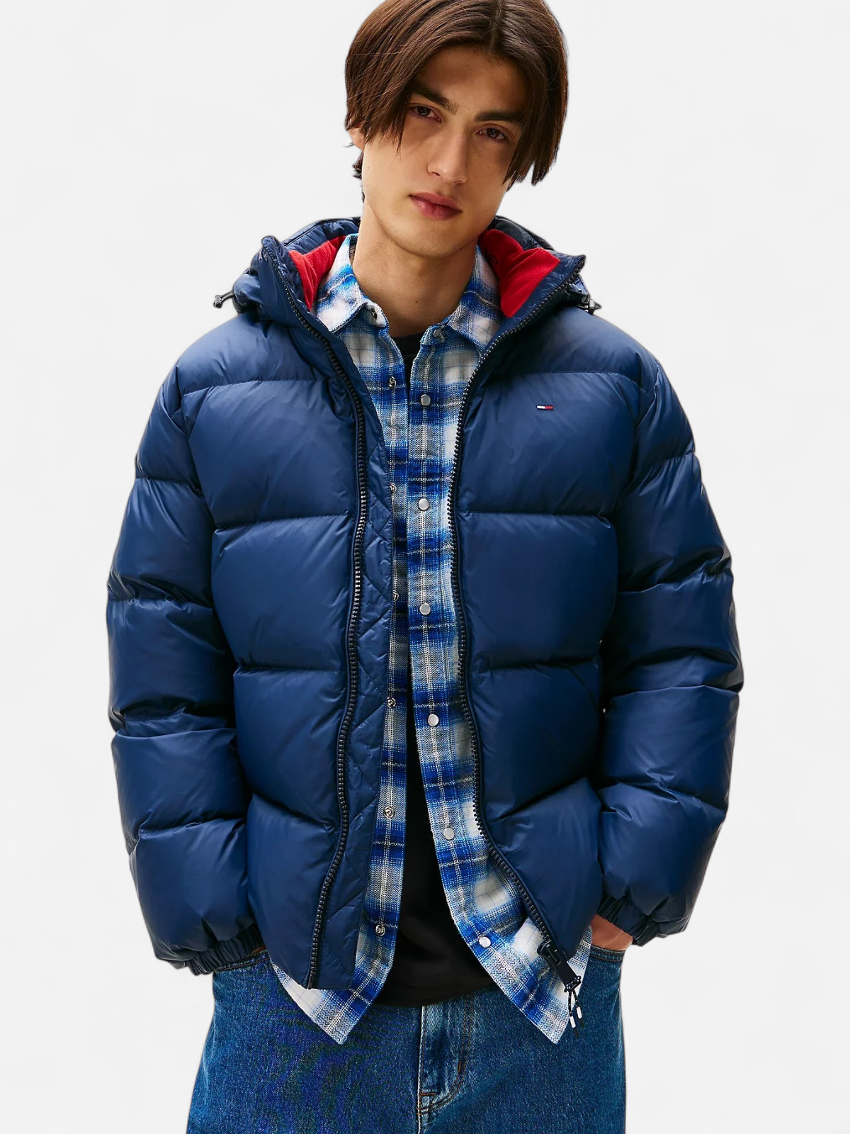 Tommy Jeans miesten untuvatakki, TJM ESSENTIAL DOWN JACKET Tummansininen - Kekäle.fi