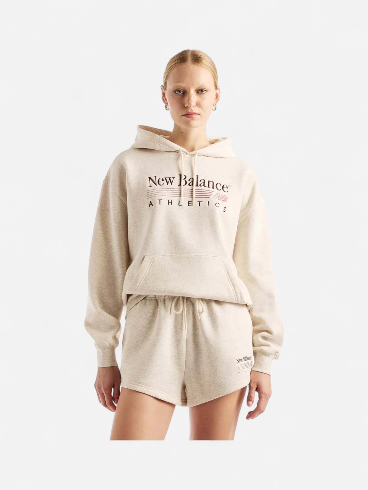 Trackside Fleece Hoodie BEIGE - Kekäle.fi