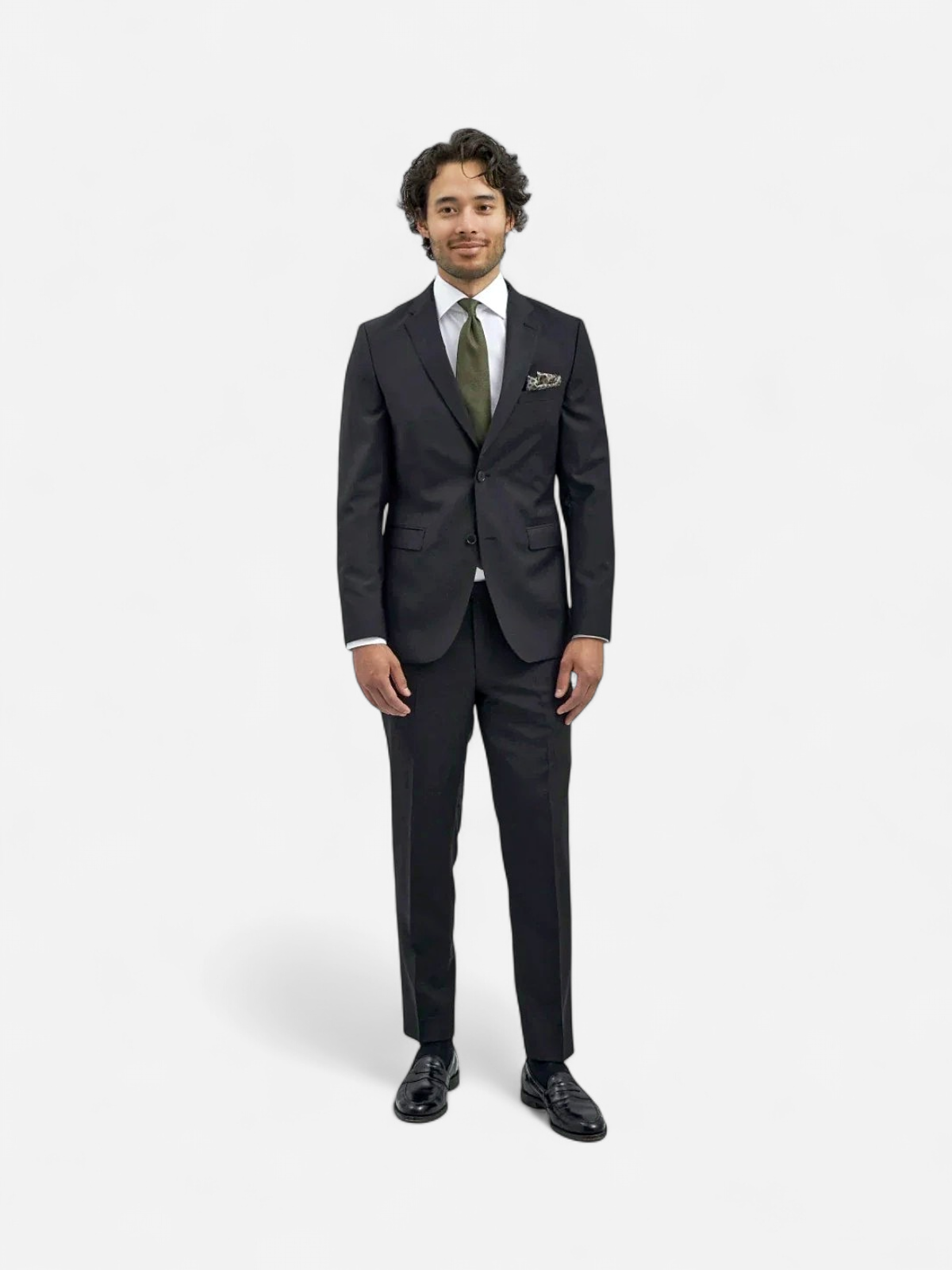 Turo Tailor Puvun takki, Marzotto Slim Fit Musta - Kekäle.fi