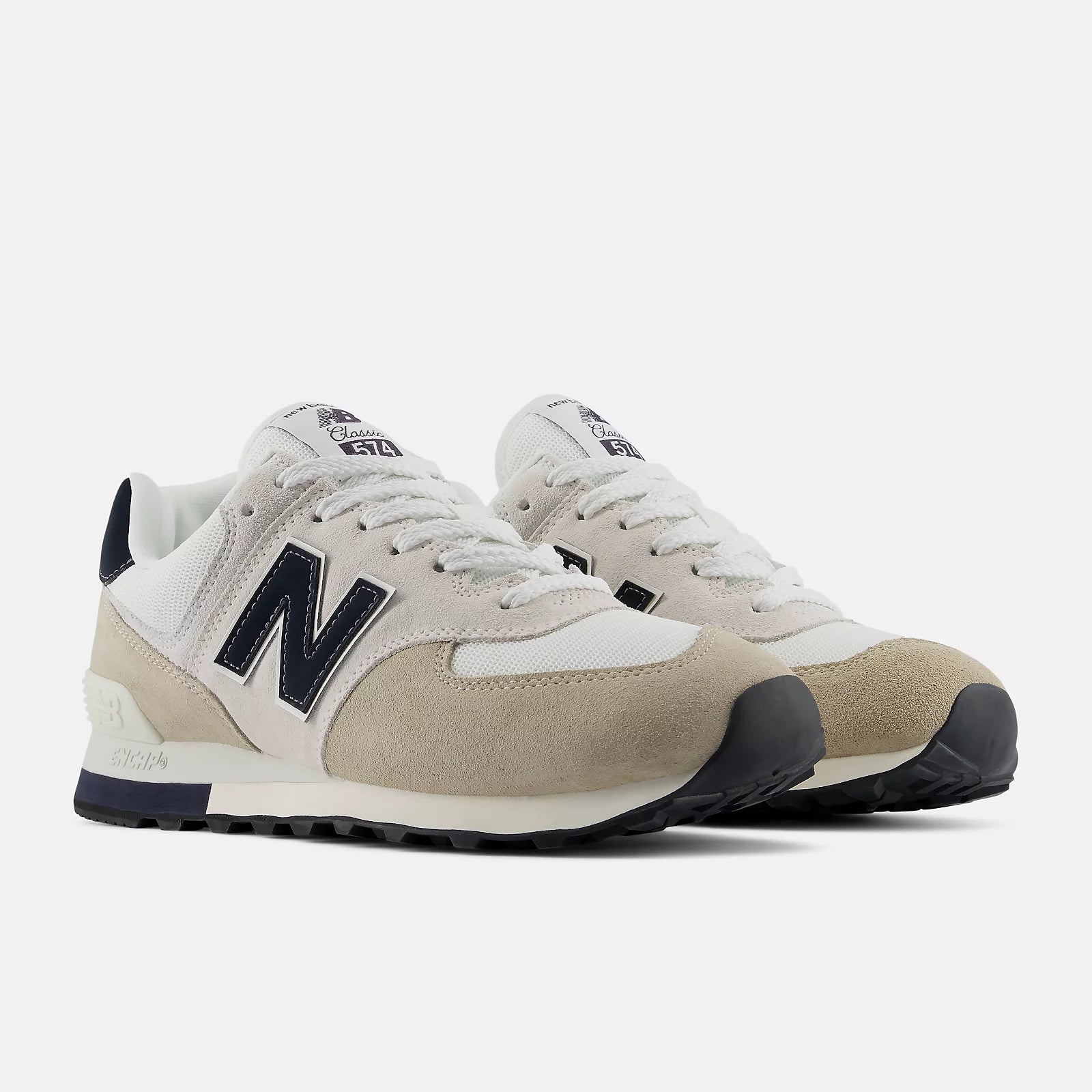 New Balance unisex tennarit 574, kuosillinen beige